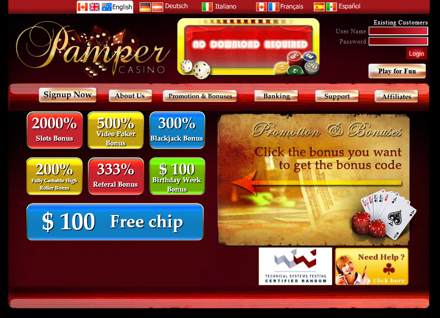 Free Bonus No Deposit